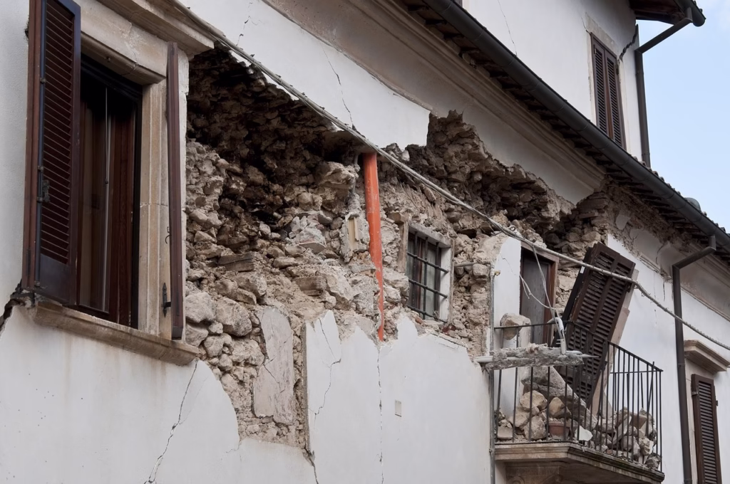 earthquake, rubble, collapse